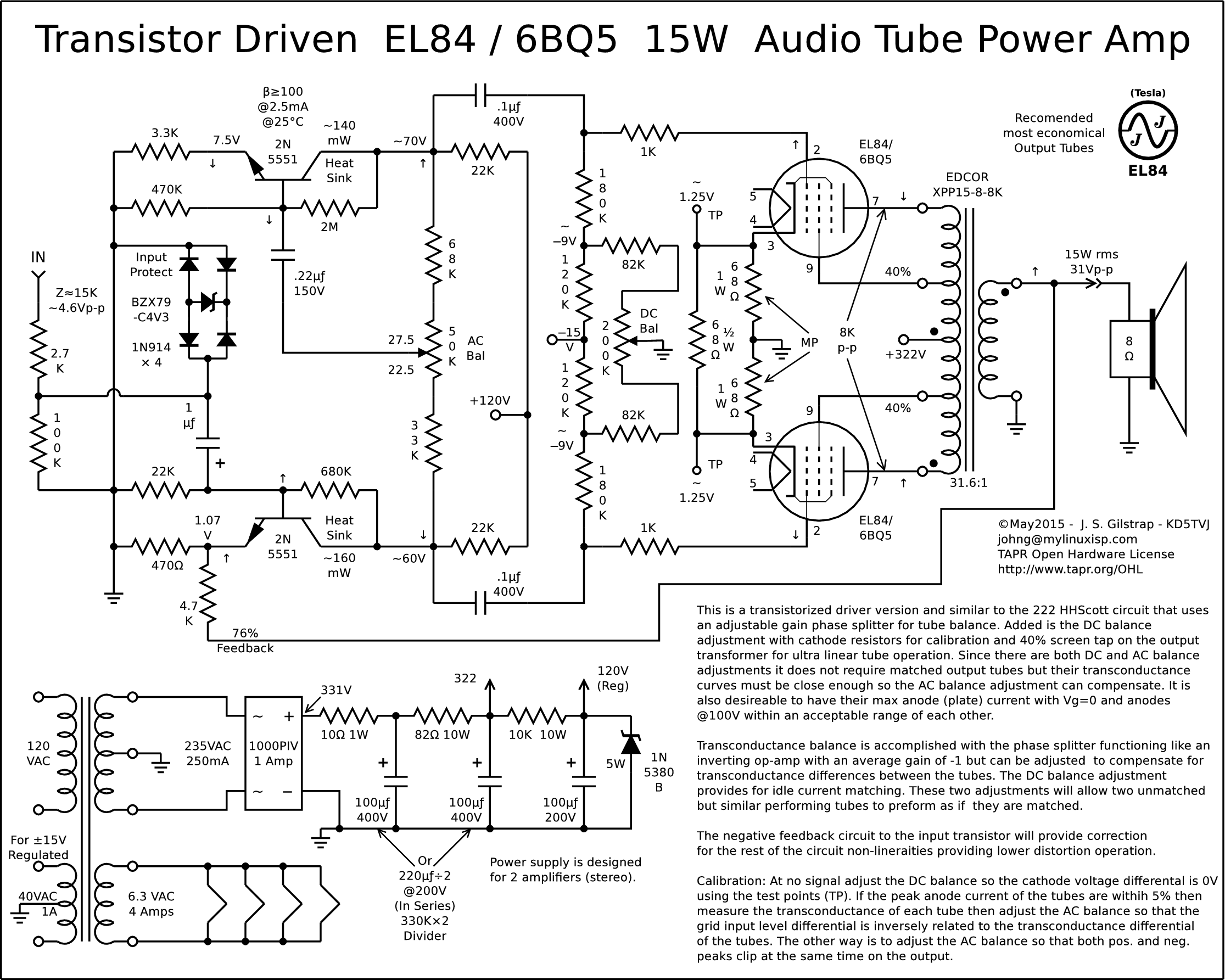 Simple Guitar Amp Schematics